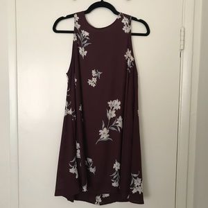 Floral Dress with Tie Back